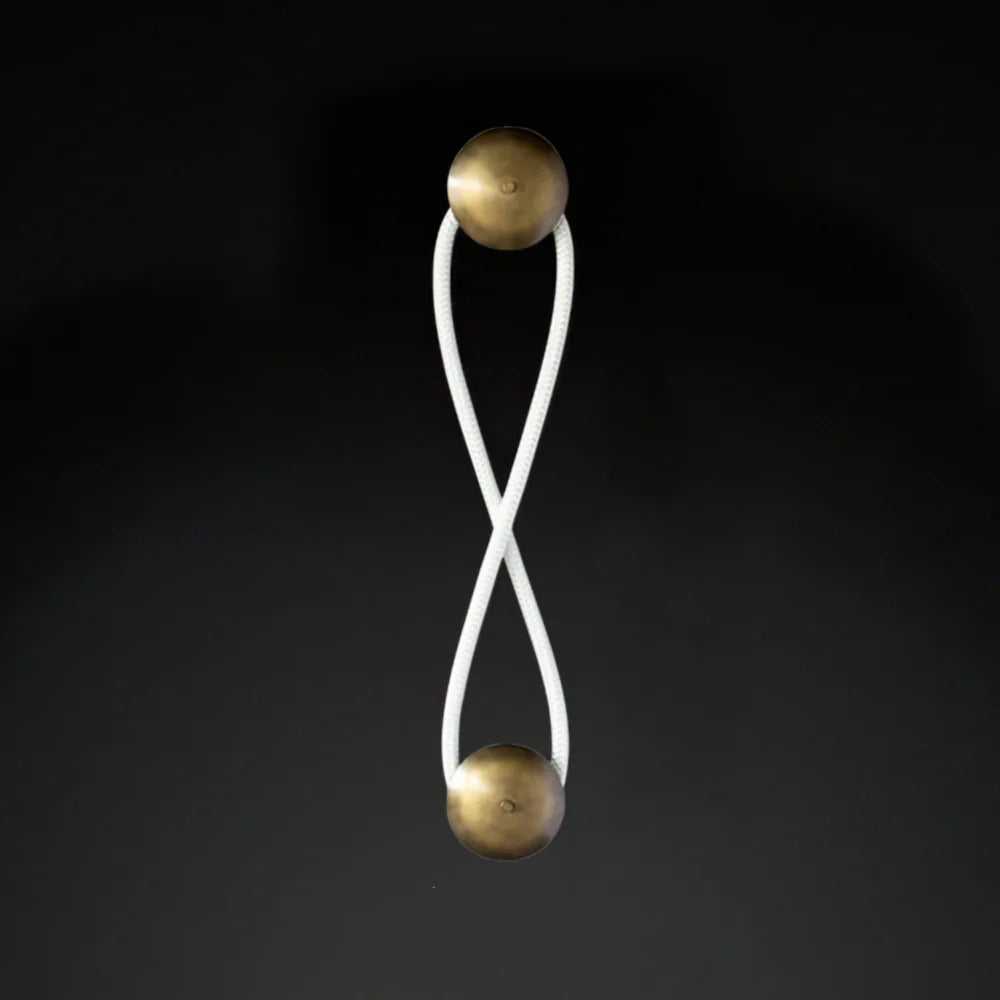 Wall Light Braided Silicone Rope Modern Interior | Rigelio