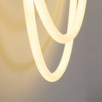 Wall Light Braided Silicone Rope Modern Interior | Rigelio