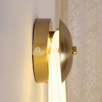 Wall Light Braided Silicone Rope Modern Interior | Rigelio