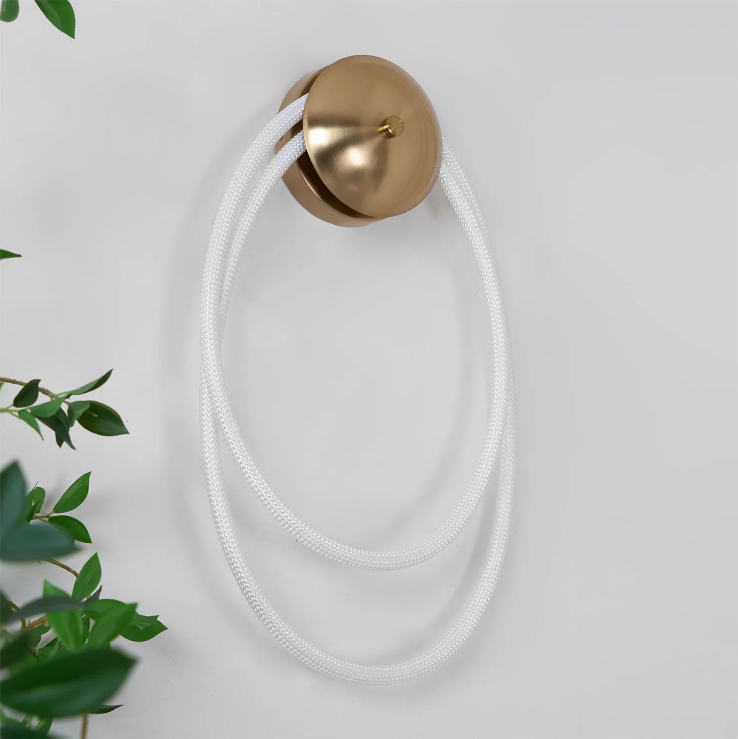 Wall Light Braided Silicone Rope Modern Interior | Rigelio