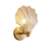 Wall Light Brass Glass Coastal Design | Merevor