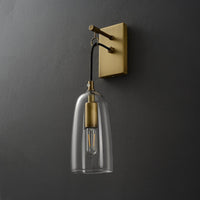 Wall Light Brass Glass for Nordic Interiors | Larexa