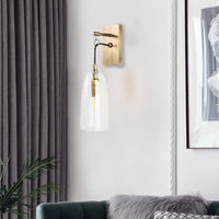 Wall Light Brass Glass for Nordic Interiors | Larexa