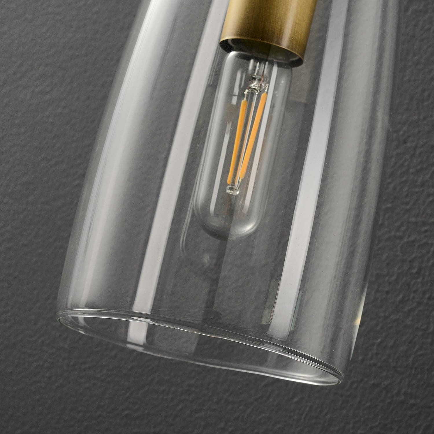 Wall Light Brass Glass for Nordic Interiors | Larexa