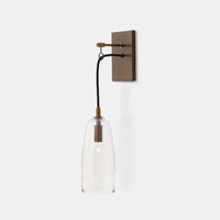 Wall Light Brass Glass for Nordic Interiors | Larexa