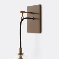 Wall Light Brass Glass for Nordic Interiors | Larexa