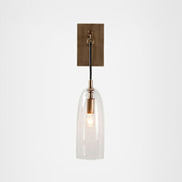 Wall Light Brass Glass for Nordic Interiors | Larexa