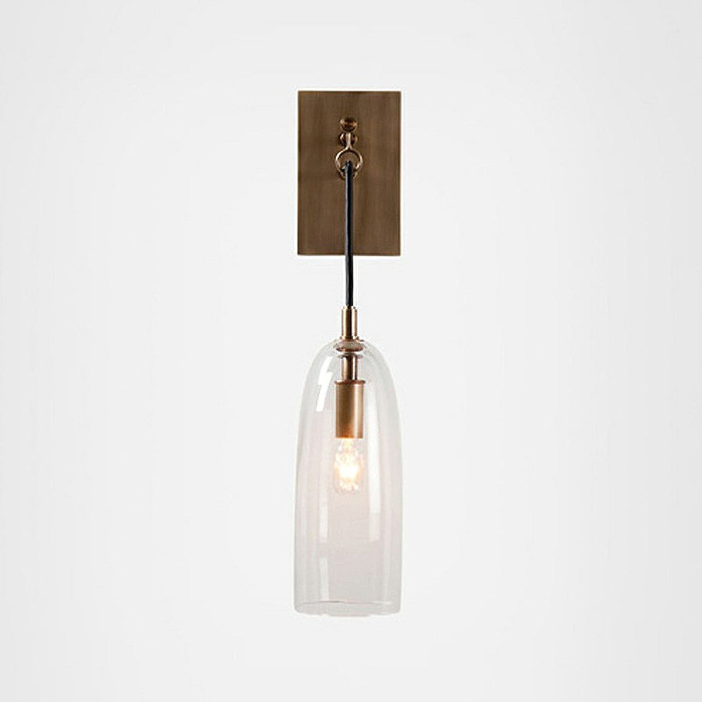 Wall Light Brass Glass for Nordic Interiors | Larexa