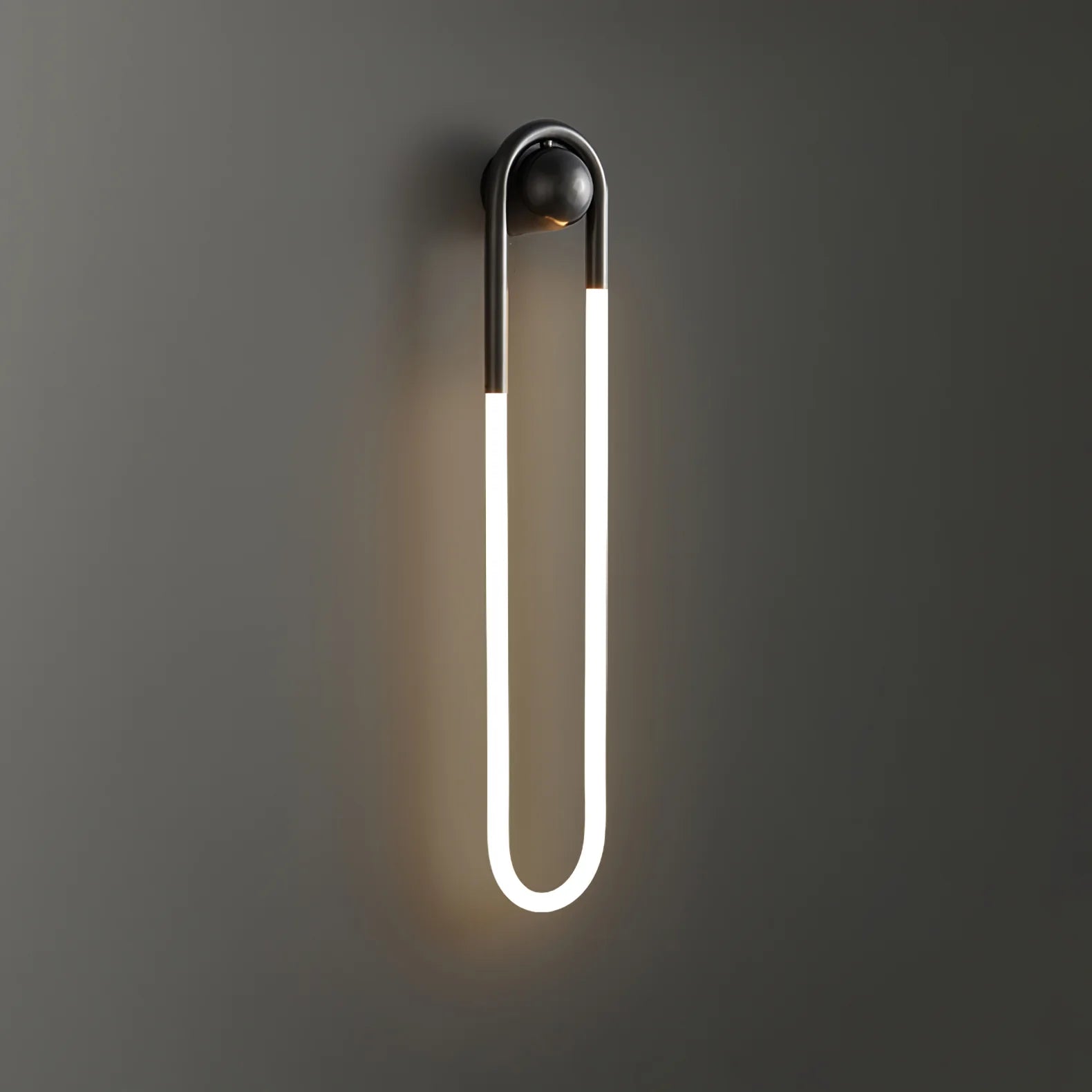 Wall Light Brass Loop in Modern Design | Rudilo