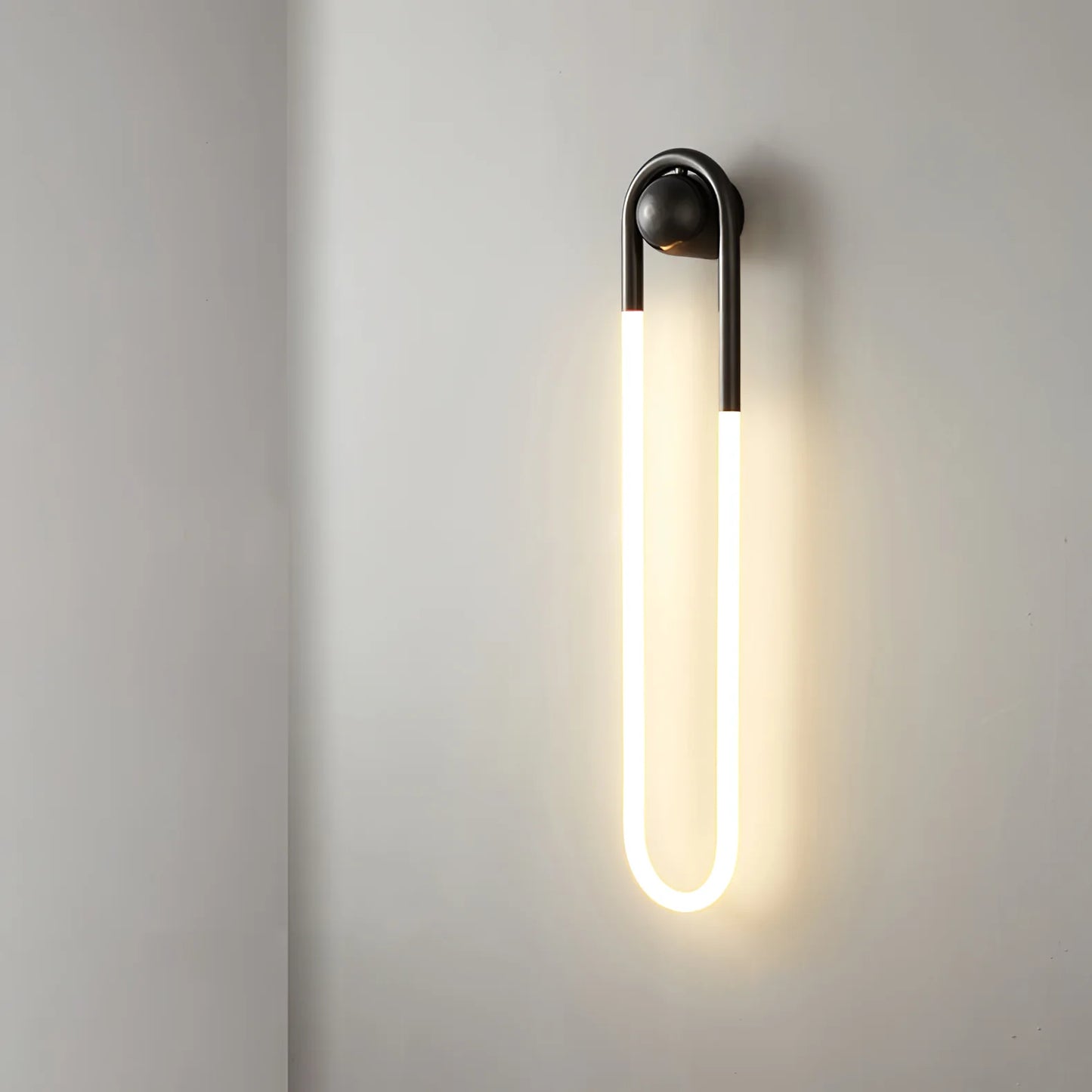 Wall Light Brass Loop in Modern Design | Rudilo