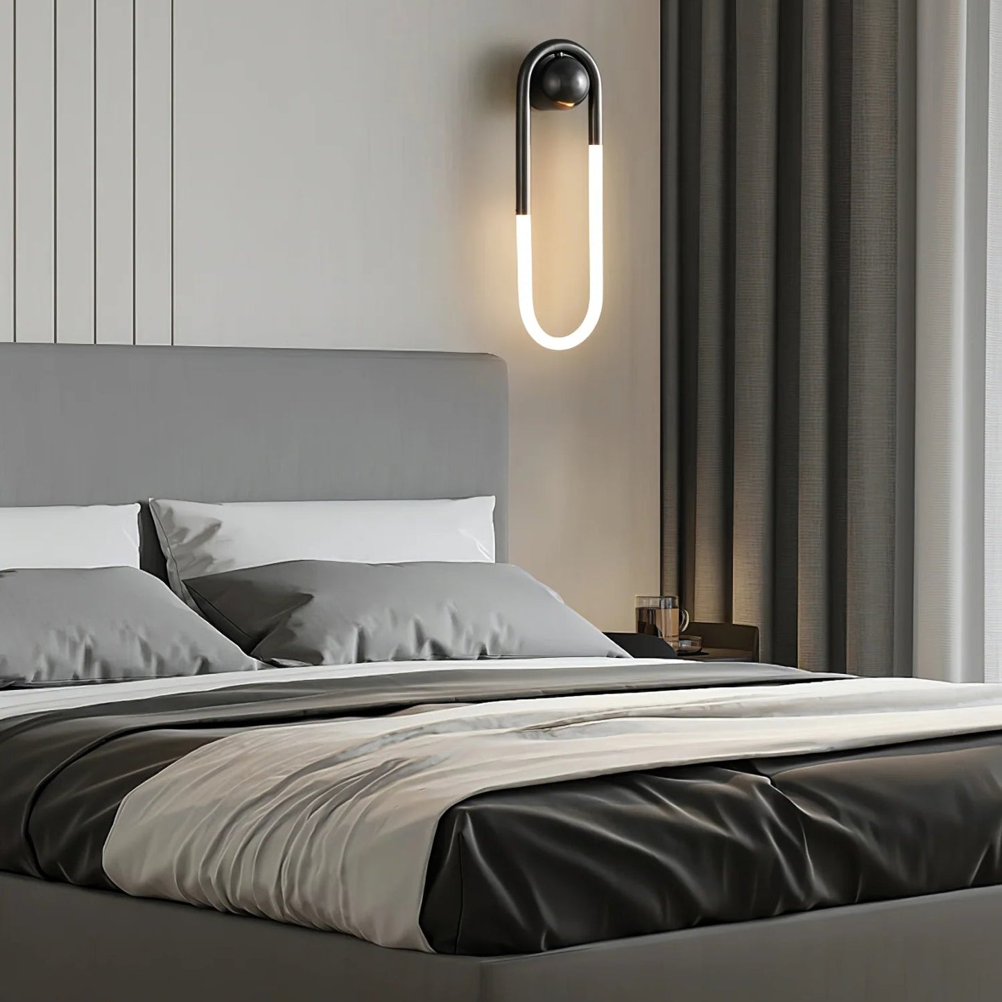 Wall Light Brass Loop in Modern Design | Rudilo