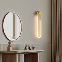 Wall Light Brass Loop in Modern Design | Rudilo