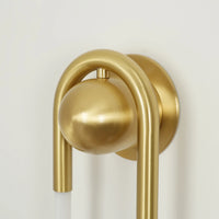 Wall Light Brass Loop in Modern Design | Rudilo