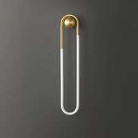 Wall Light Brass Loop in Modern Design | Rudilo