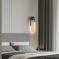 Wall Light Brass Loop in Modern Design | Rudilo