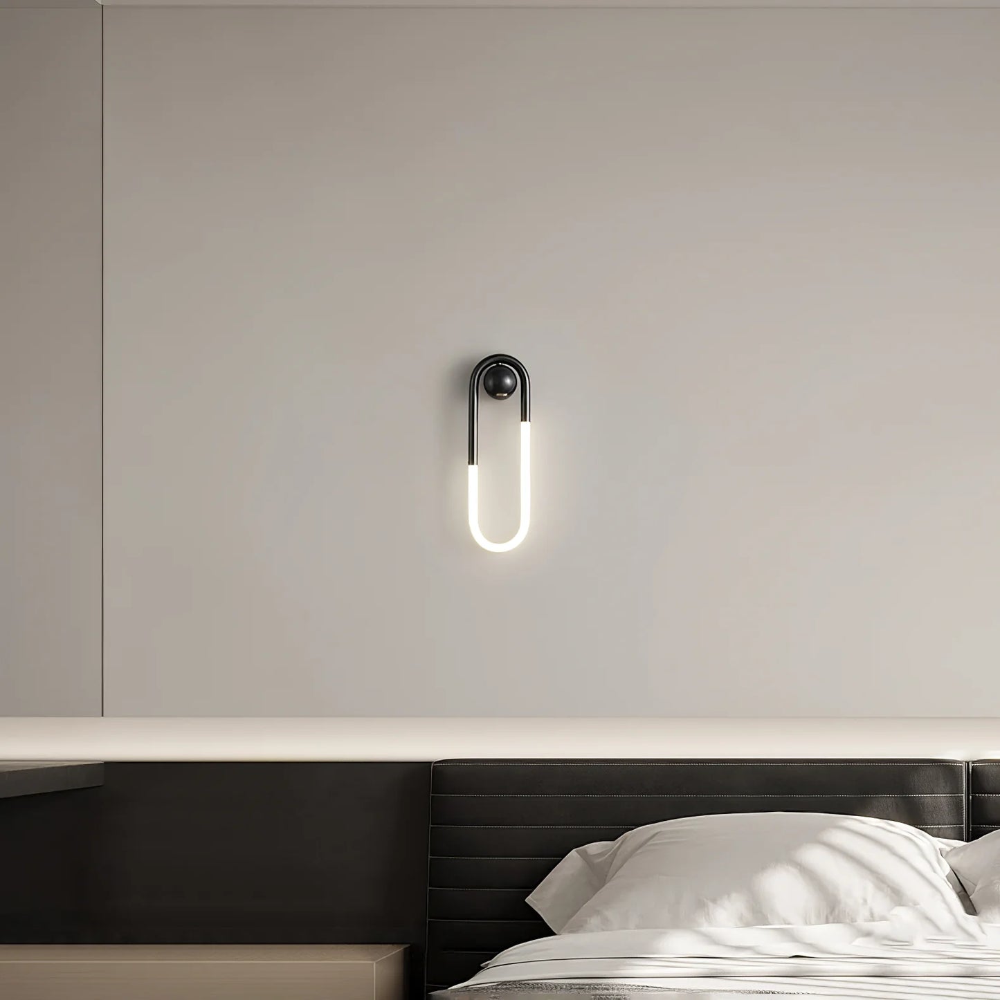 Wall Light Brass Loop in Modern Design | Rudilo