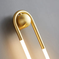 Wall Light Brass Loop in Modern Design | Rudilo