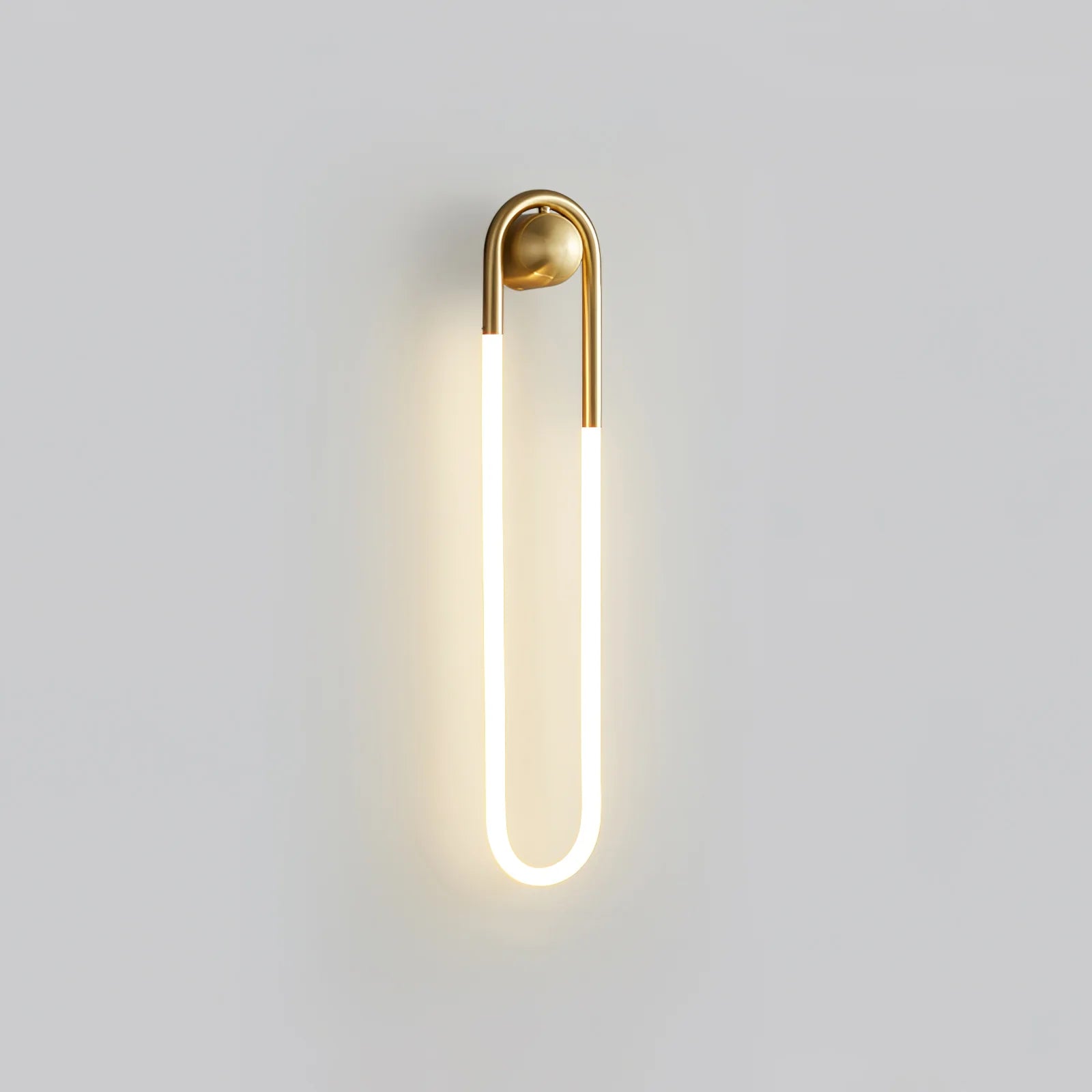 Wall Light Brass Loop in Modern Design | Rudilo
