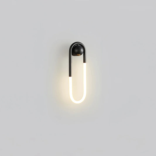 Wall Light Brass Loop in Modern Design | Rudilo