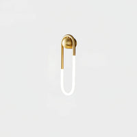 Wall Light Brass Loop in Modern Design | Rudilo