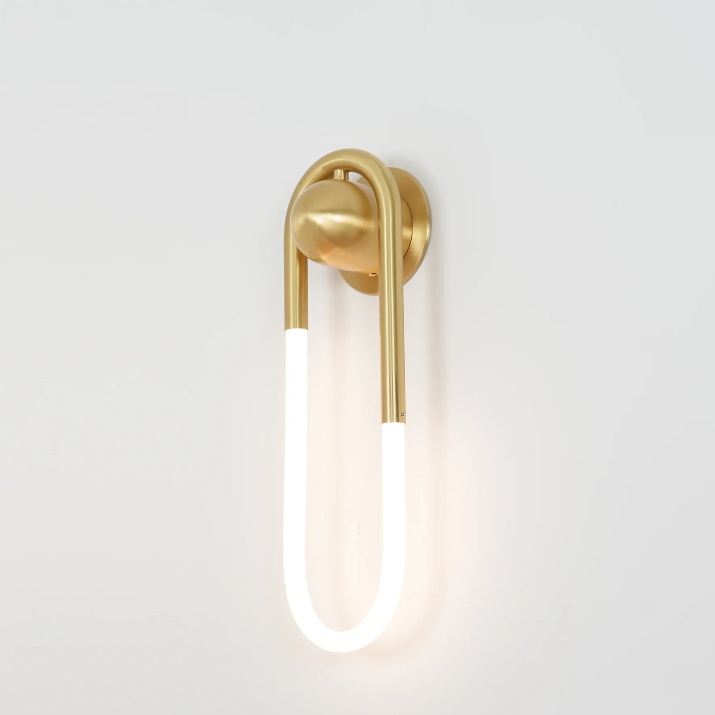 Wall Light Brass Loop in Modern Design | Rudilo