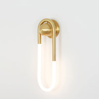 Wall Light Brass Loop in Modern Design | Rudilo