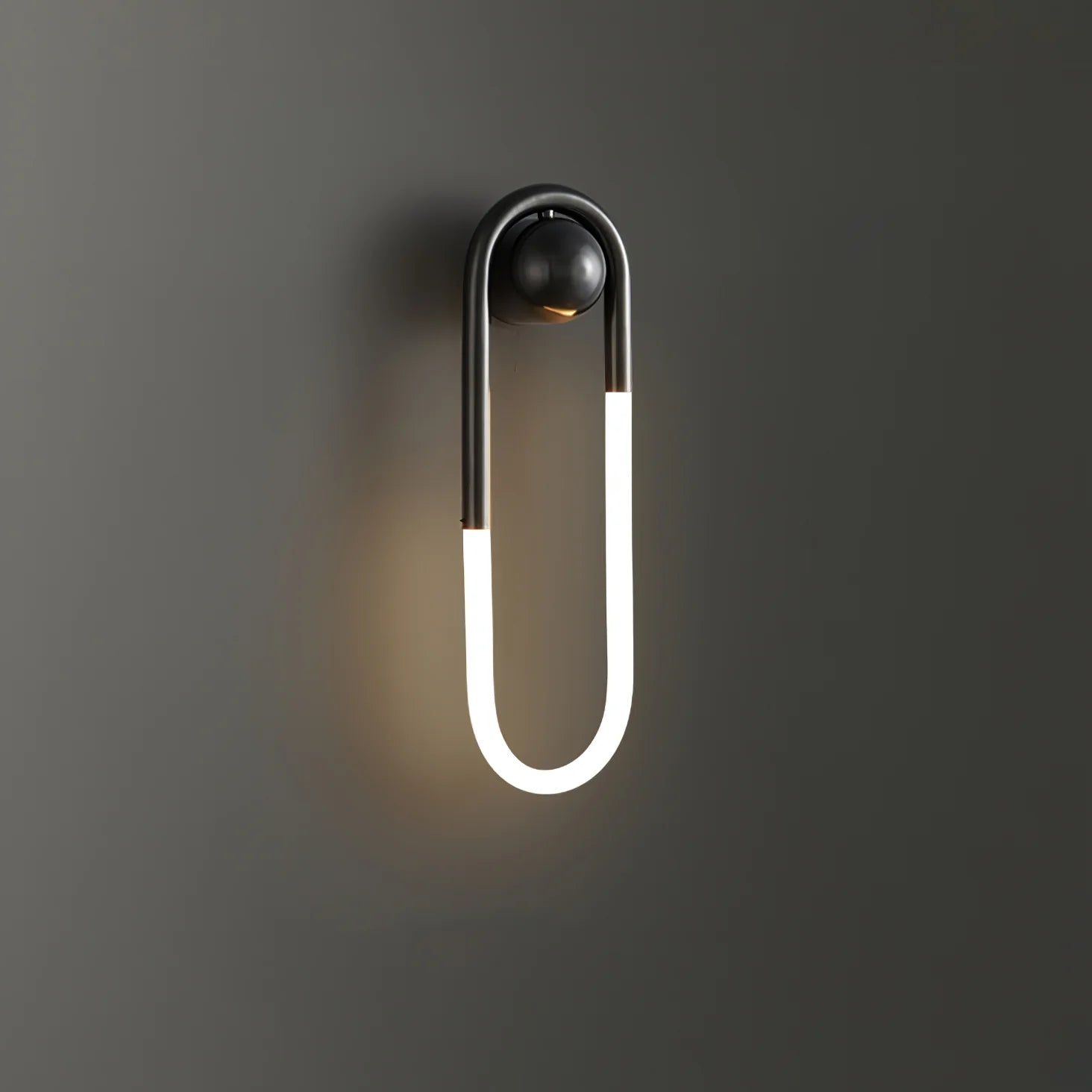 Wall Light Brass Loop in Modern Design | Rudilo