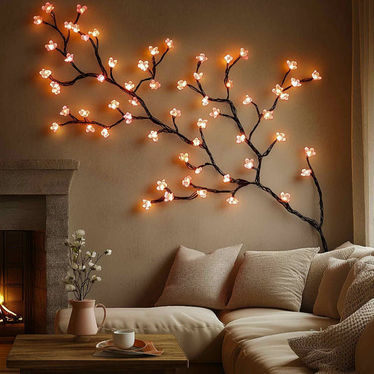 Wall Light Cherry Blossom USB LED Modern Design | Floren