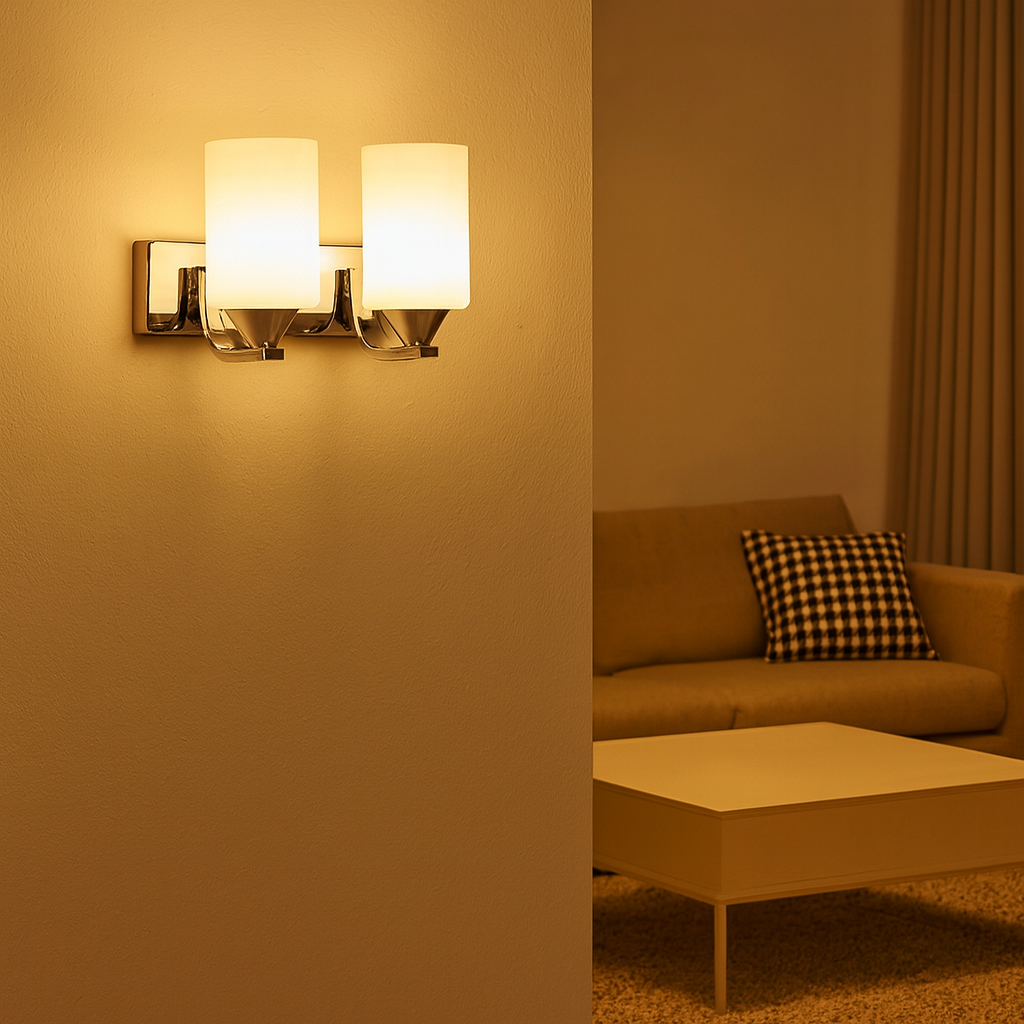 Wall Light Chrome LED for Modern Interior | Axelan