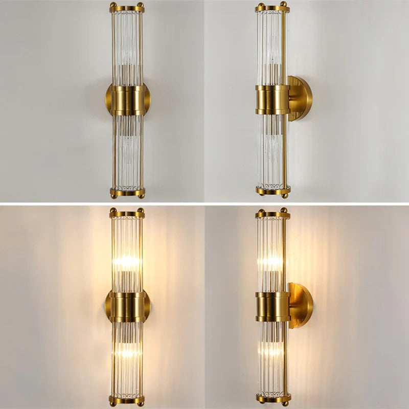 Wall Light Crystal LED with Up Down Lighting Modern | Pesara
