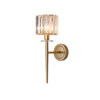 Wall Light Crystal Shade Gold Finish Modern Interior | Calyron
