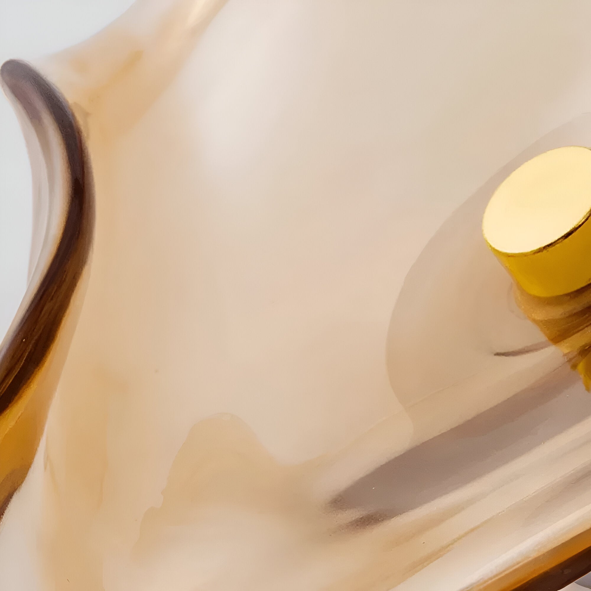 Wall Light Curved Glass in Nordic Japandi Style | Lysaro