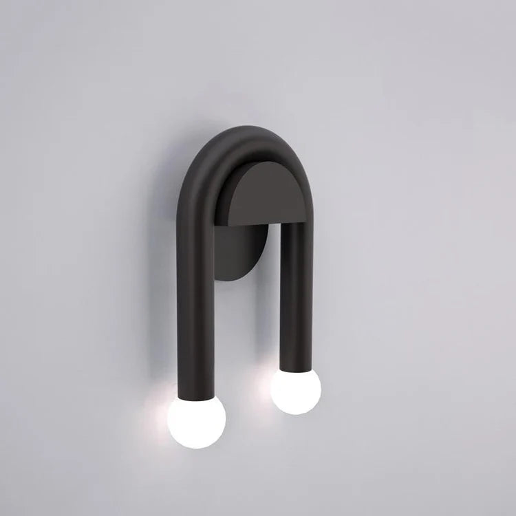 Wall Light Double LED Metal Arc for Contemporary Interiors | Arclume