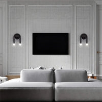 Wall Light Double LED Metal Arc for Contemporary Interiors | Arclume