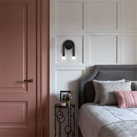 Wall Light Double LED Metal Arc for Contemporary Interiors | Arclume