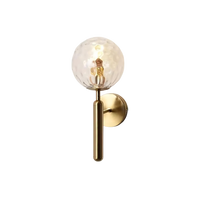 Wall Light Frosted Globe in Modern Minimalist Style | Lumevo