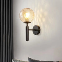 Wall Light Frosted Globe in Modern Minimalist Style | Lumevo