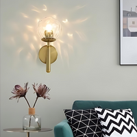 Wall Light Frosted Globe in Modern Minimalist Style | Lumevo