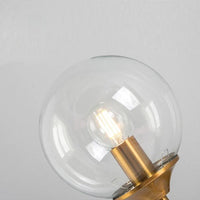 Wall Light Glass Globe Brass Finish Modern Interior | Torvane