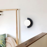 Wall Light Glass Globe Modern Wall Design | Valerno