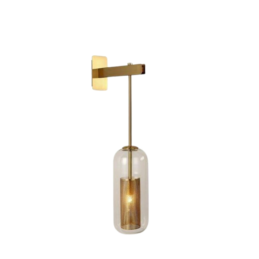 Wall Light Glass Metal Nordic Industrial | Norvexa