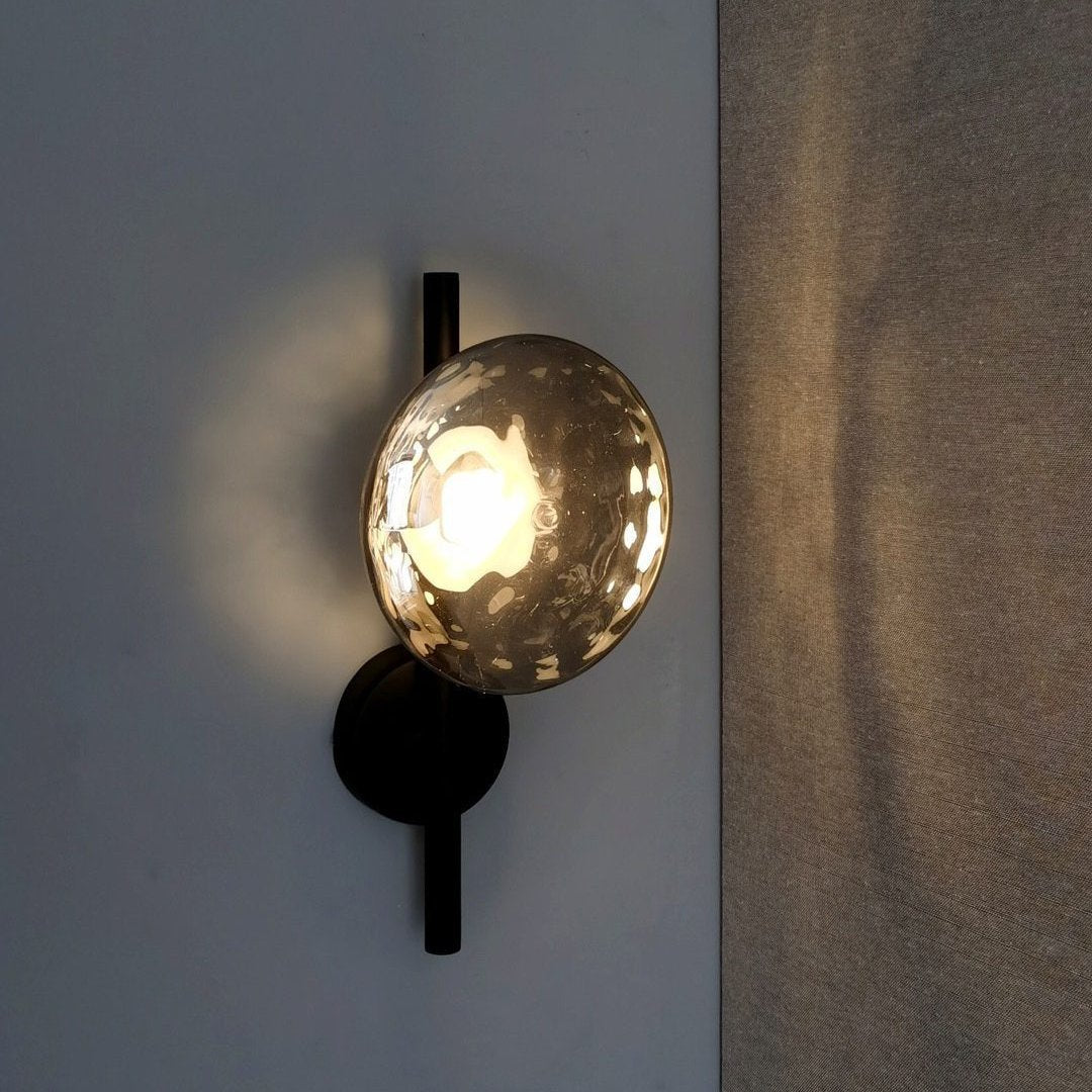 Wall Light Glass Round Nordic Design | Cetora
