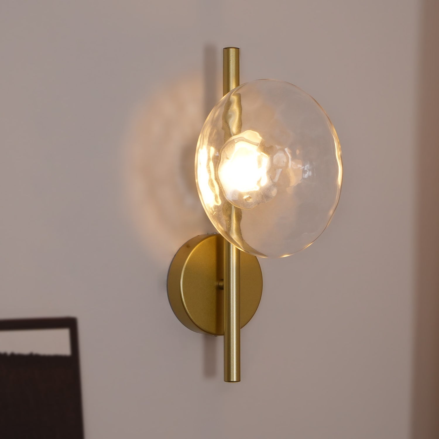 Wall Light Glass Round Nordic Design | Cetora