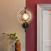 Wall Light Glass Round Nordic Design | Cetora