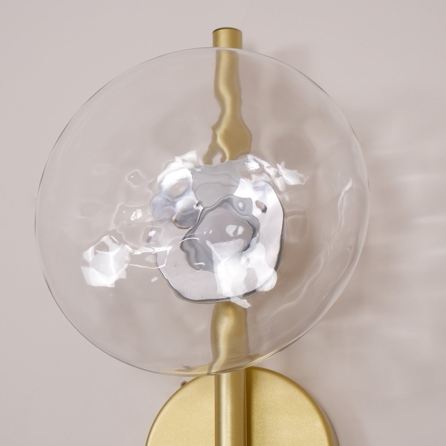 Wall Light Glass Round Nordic Design | Cetora