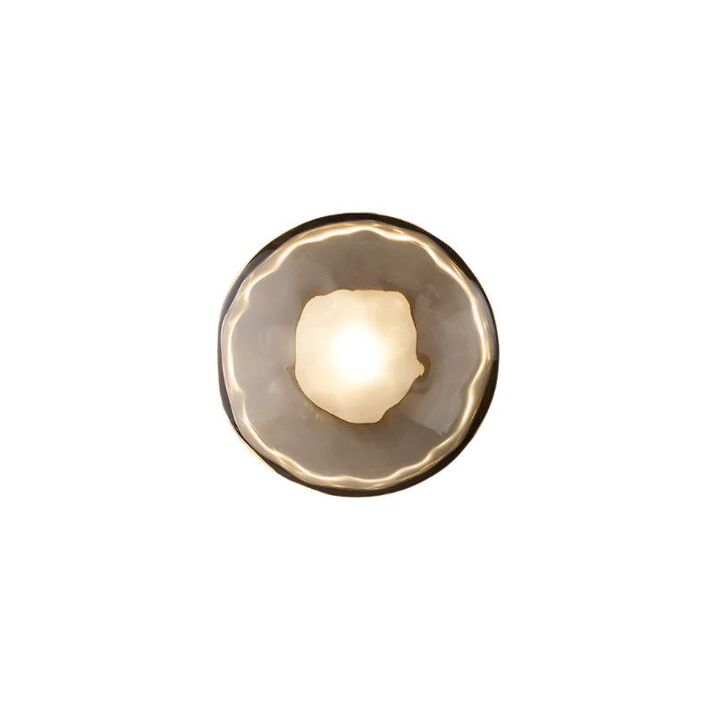 Wall Light Glass Round Nordic Design | Cetora