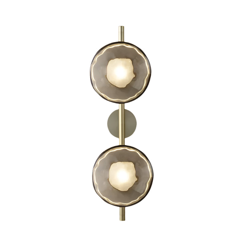 Wall Light Glass Round Nordic Design | Cetora