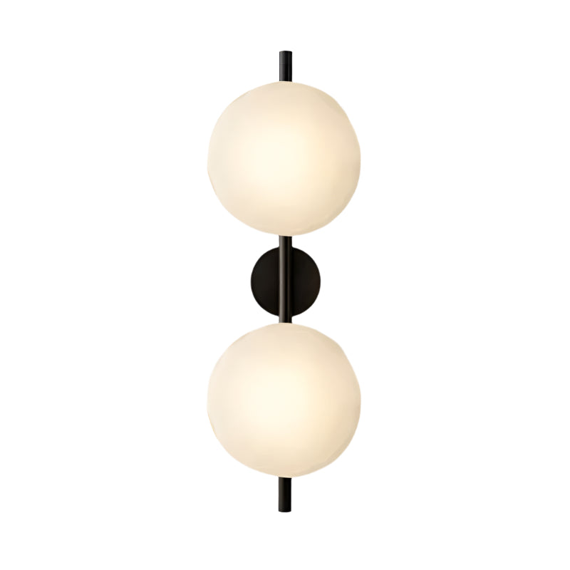 Wall Light Glass Round Nordic Design | Cetora