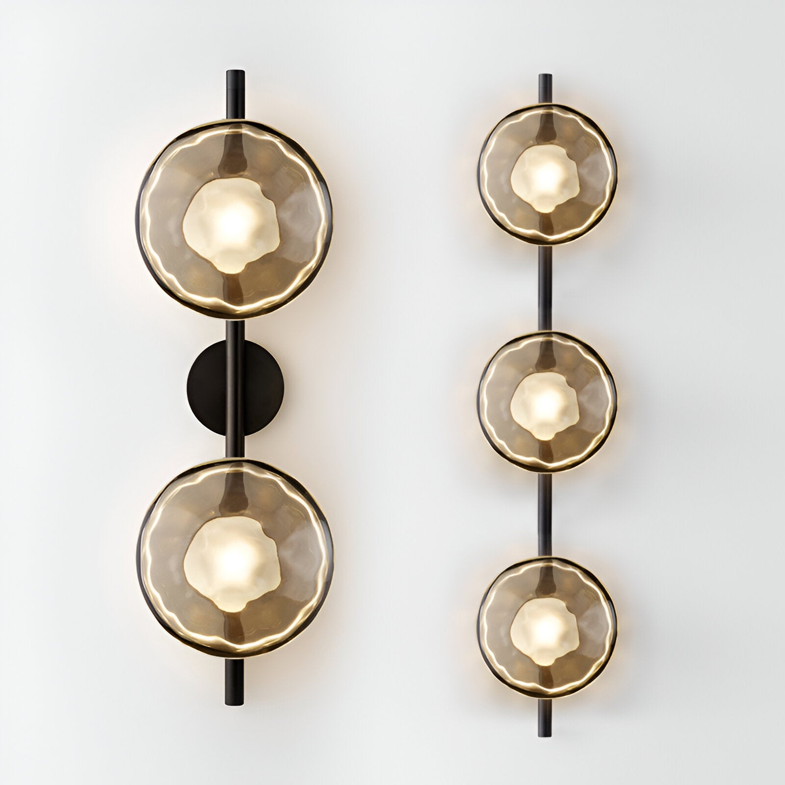 Wall Light Glass Round Nordic Design | Cetora