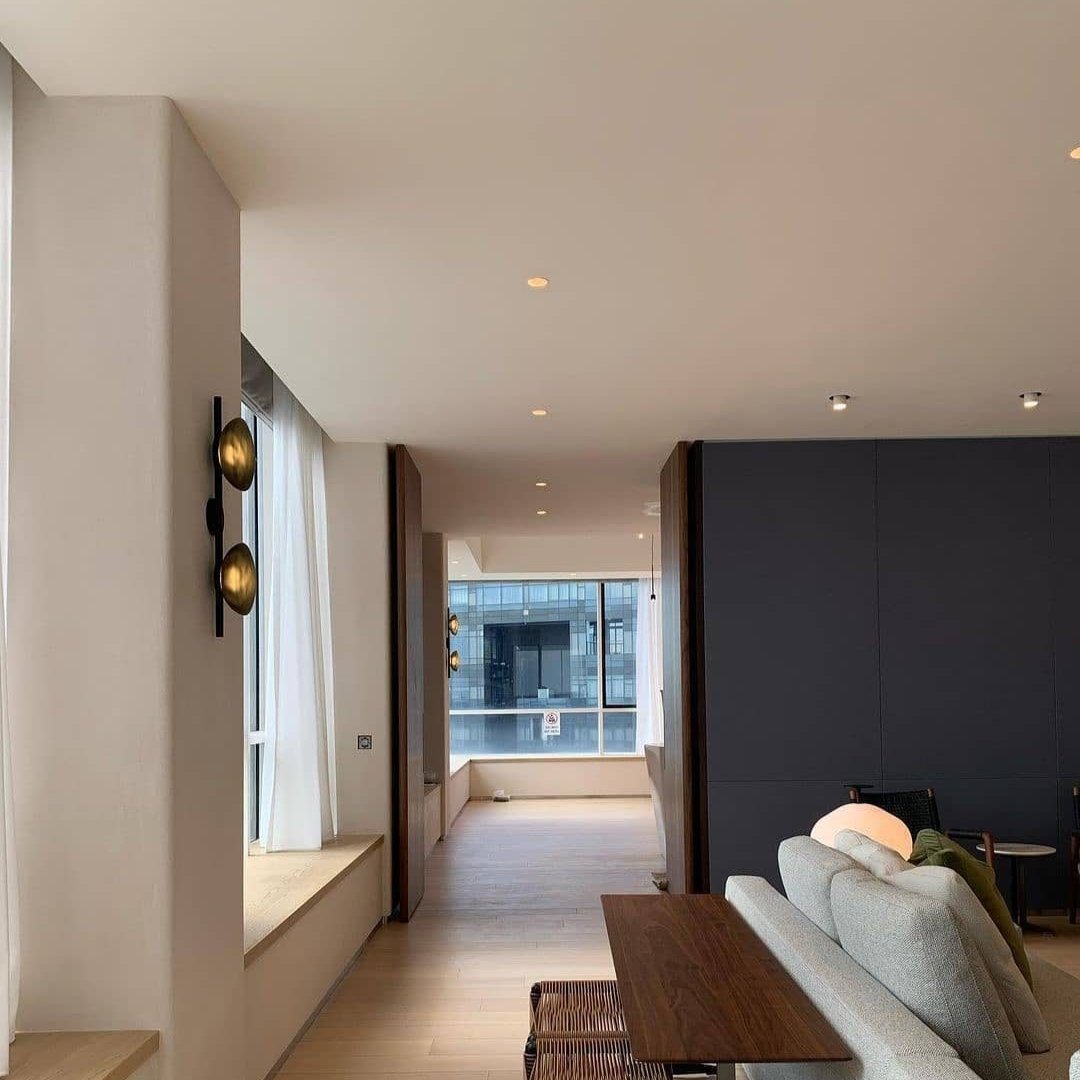 Wall Light Glass Round Nordic Design | Cetora